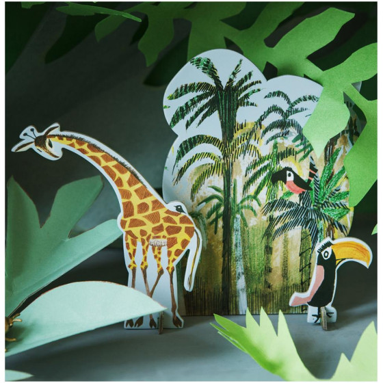 Kartka okolicznościowa 3D - Mała Żyrafa