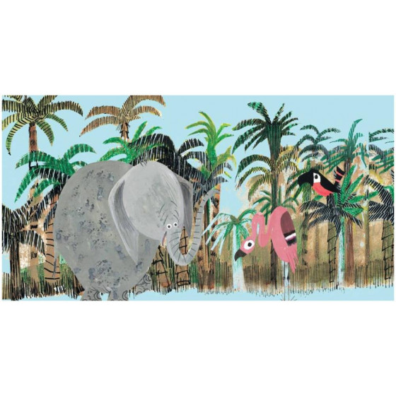 Kartka okolicznościowa 3D - Mały Słoń