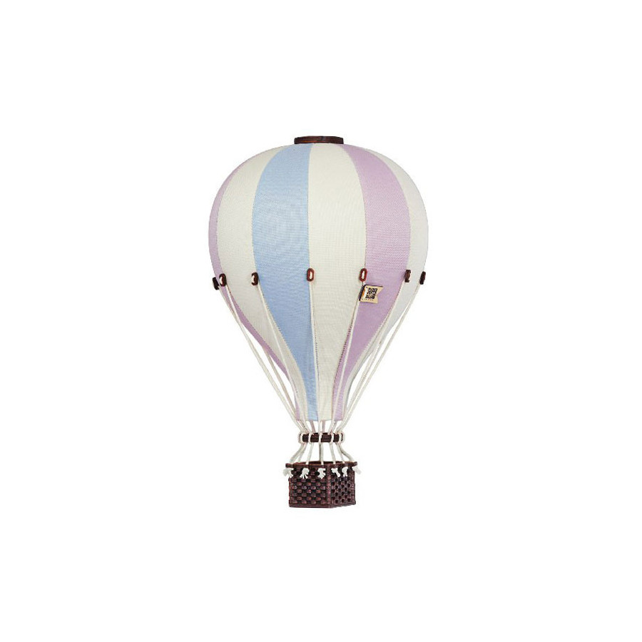 Balon Dekoracyjny Kremowo - Różowy - Błękitny