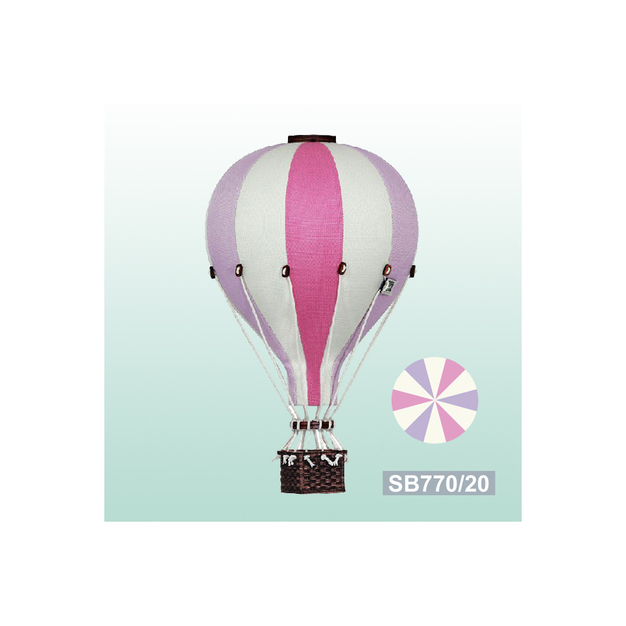 Balon Dekoracyjny Kremowo - Różowy - Wrzosowy
