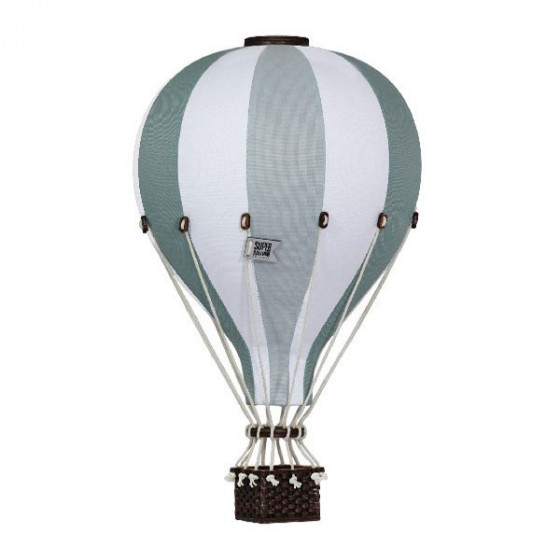 Balon Dekoracyjny Miętowy - Biały - Zielony