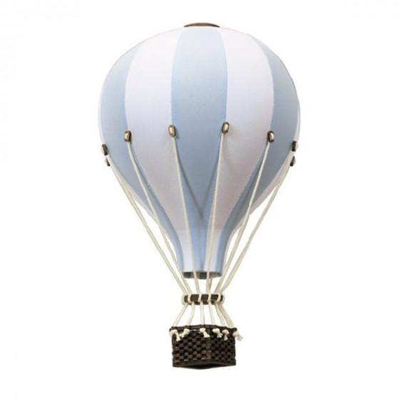 Balon Dekoracyjny Biało - Błękitny roz. M - 33 cm - Super Balloon