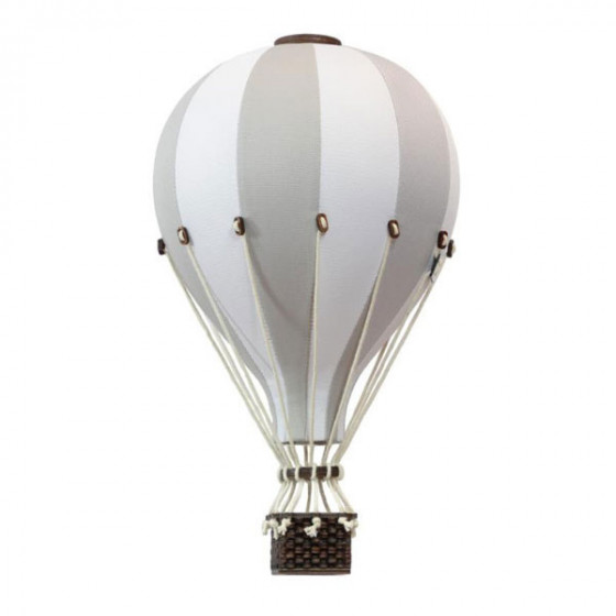 Balon Dekoracyjny Biało - Szary roz. M - 33 cm - Super Balloon