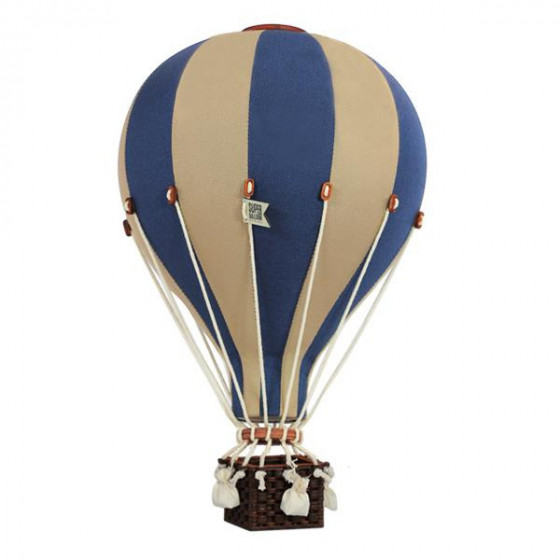 Balon Dekoracyjny Granatowo - Złoty roz. L - 50 cm - Super Balloon