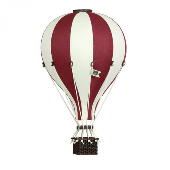 Balon Dekoracyjny Kremowo - Bordowy roz. M 33 cm - Super Balloon