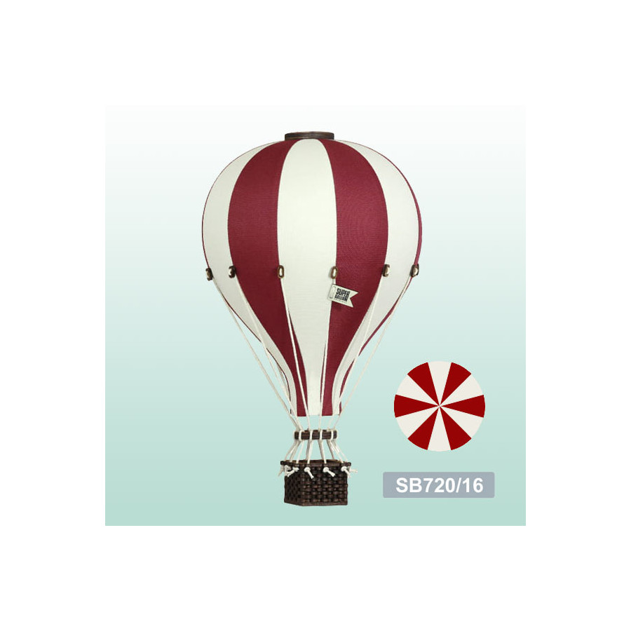 Balon Dekoracyjny Kremowo - Bordowy