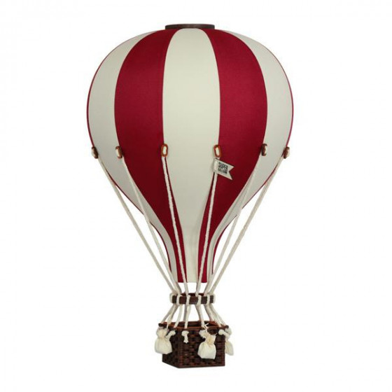 Balon Dekoracyjny Kremowo Bordowy roz. L - 50 cm - Super Balloon