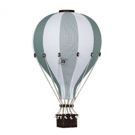 Balon Dekoracyjny Miętowo - Biało - Zielony