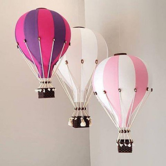 Balon Dekoracyjny Różowo - Ciemnoszary