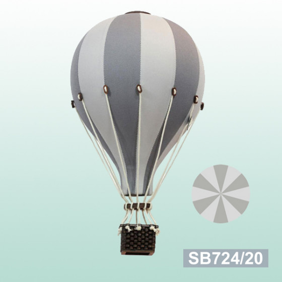 Balon Dekoracyjny Szaro - Ciemnoszary