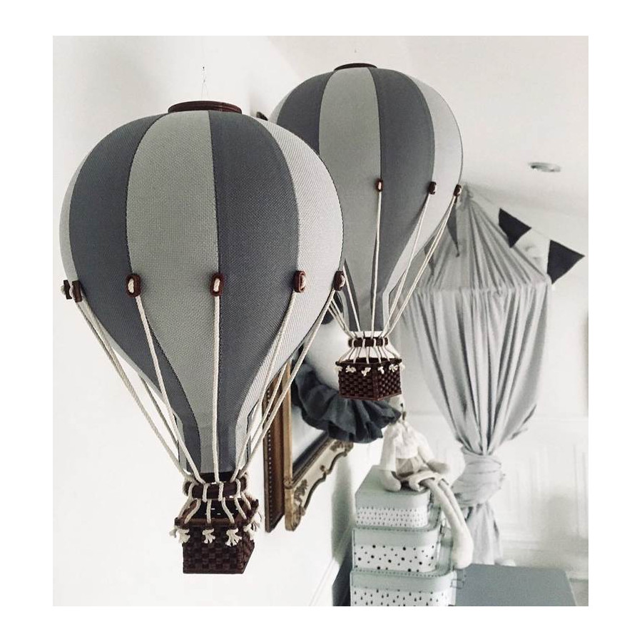 Balon Dekoracyjny Szaro - Ciemnoszary