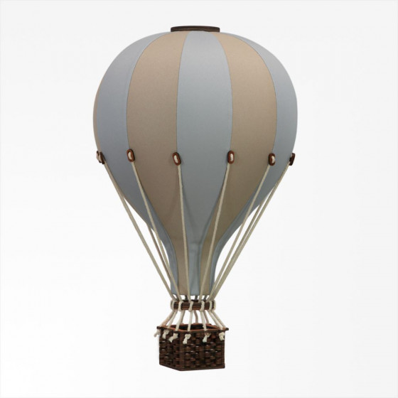 Balon Dekoracyjny Złoto - Jasnoniebieski roz. M - 33 cm - Super Balloon