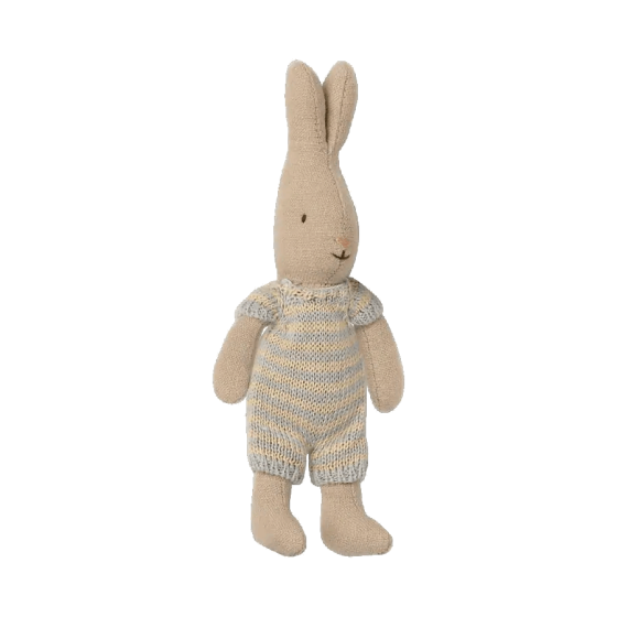 Królik Rabbit Micro Błękitno - Kremowy - Maileg